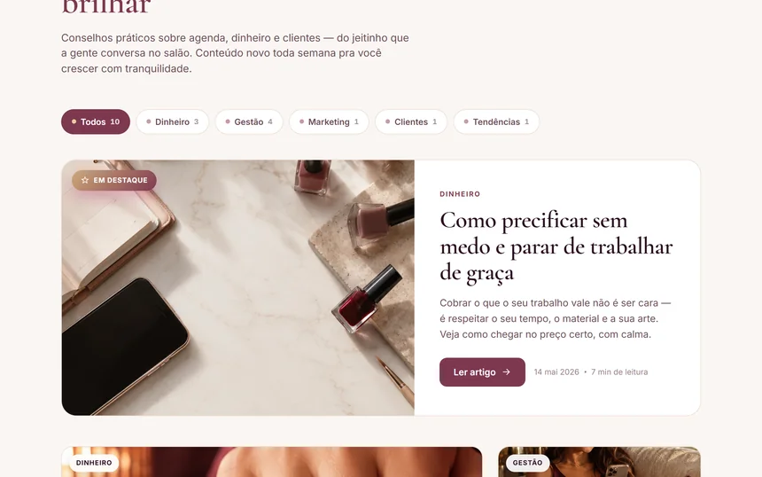 Blog da AUREN, com os artigos publicados.