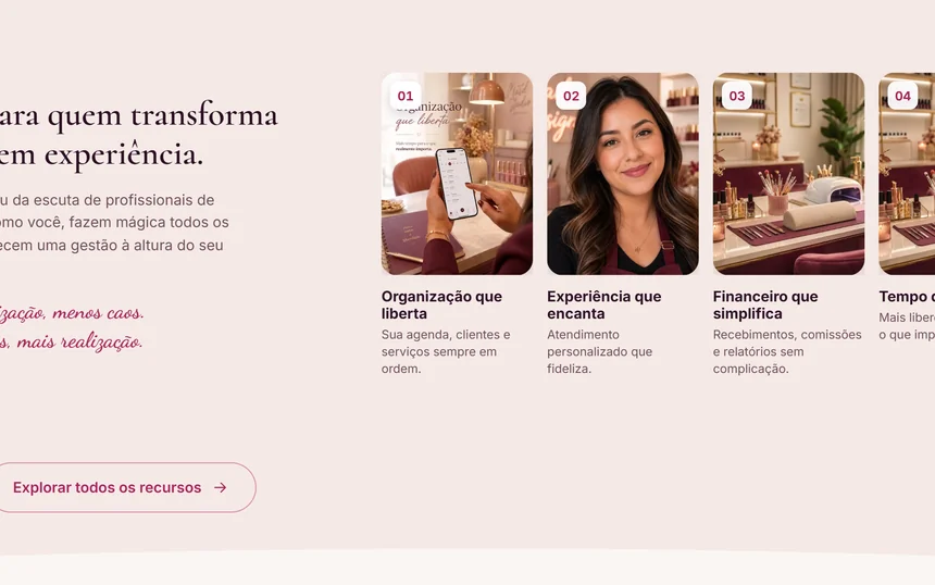 Seção da AUREN dedicada às profissionais.